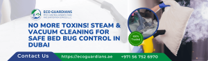 Read more about the article No More Toxins! Steam & Vacuum Cleaning for Safe Bed Bug Control in Dubai